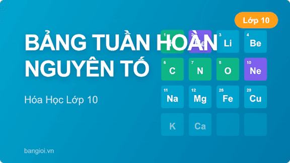Bảng Tuần Hoàn Nguyên Tố - Hướng dẫn từng bước quy luật biến đổi tuần hoàn các nguyên tố hóa học cho học si