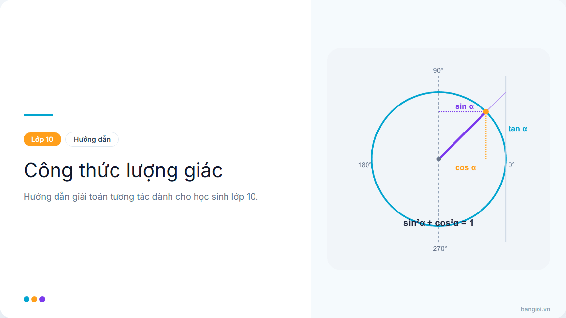 Công Thức Lượng Giác - Hướng dẫn từng bước áp dụng các công thức lượng giác cơ bản: cộng, nhân đôi, hạ 