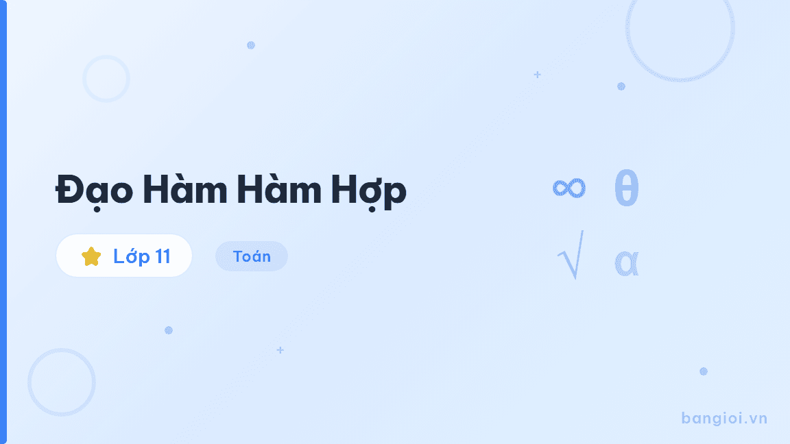 Đạo Hàm Hàm Hợp - Hướng dẫn từng bước tính đạo hàm hàm hợp bằng quy tắc dây chuyền cho học sinh lớ