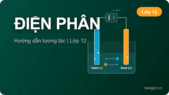 Điện Phân - Hướng dẫn từng bước phân tích điện phân và định luật Faraday cho học sinh lớp 12