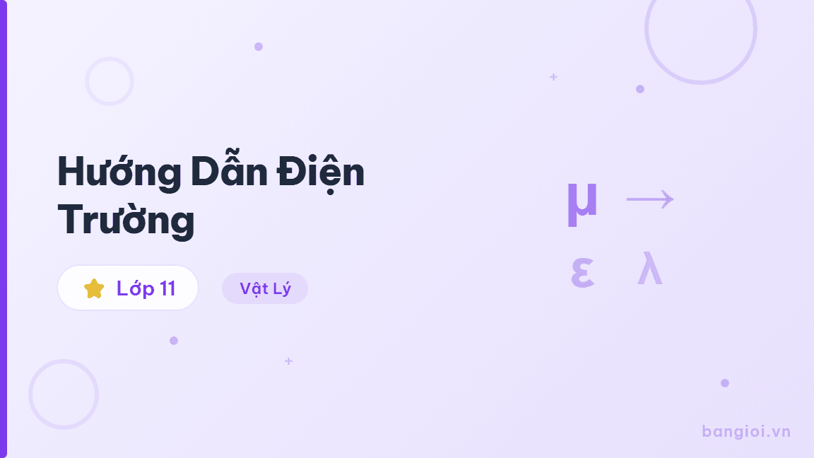 Hướng Dẫn Điện Trường - Hướng dẫn từng bước về điện trường cho học sinh lớp 11. Trực quan hóa lực Coulom