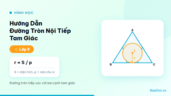 Đường Tròn Nội Tiếp Tam Giác - Hướng dẫn từng bước xác định tâm và bán kính đường tròn nội tiếp tam giác cho họ