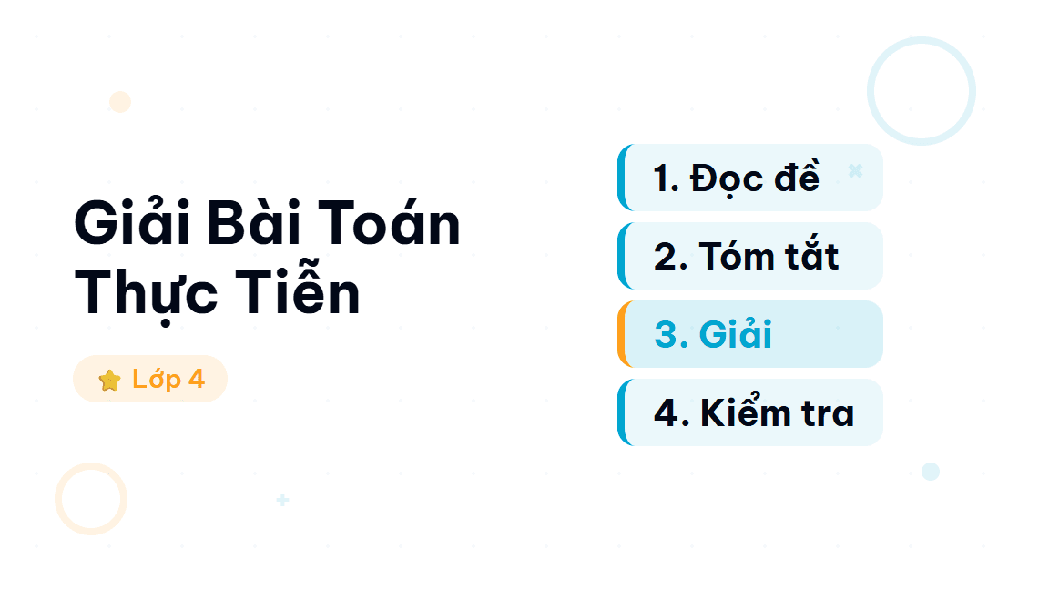 Giải Bài Toán Thực Tiễn - Hướng dẫn từng bước giải bài toán thực tiễn theo quy trình 4 bước cho học sinh l