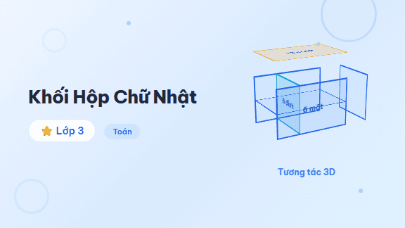 Hướng Dẫn Khối Hộp Chữ Nhật Lớp 3 - Khám phá khối hộp chữ nhật qua mô hình 3D tương tác: đếm mặt, cạnh, đỉnh và so s