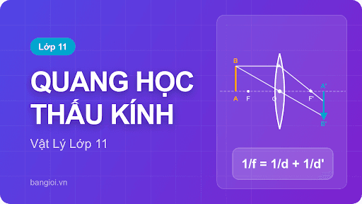 Hướng Dẫn Quang Học Thấu Kính - Hướng dẫn từng bước về quang học thấu kính cho học sinh lớp 11. Trực quan hóa đư