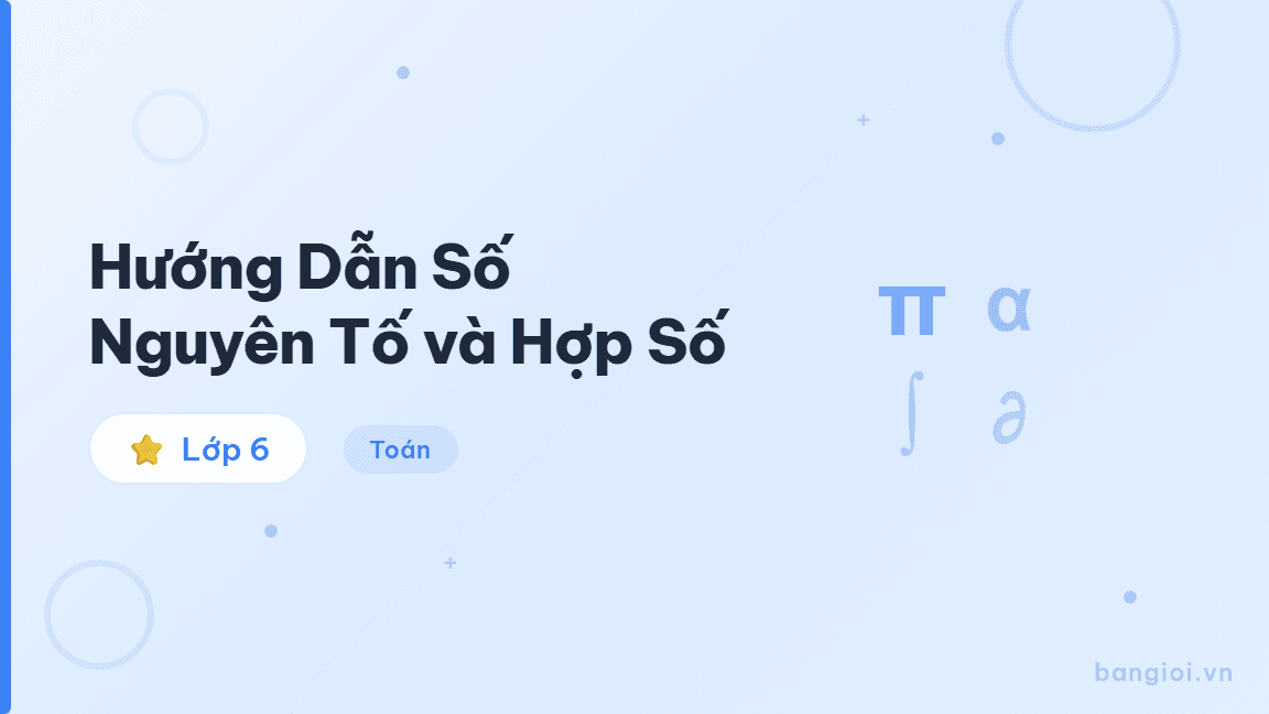 Hướng Dẫn Số Nguyên Tố và Hợp Số - Hướng dẫn từng bước nhận biết số nguyên tố, hợp số, sàng Eratosthenes, và phân t