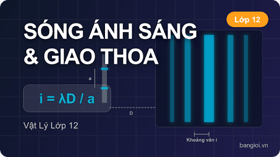 Hướng Dẫn Sóng Ánh Sáng & Giao Thoa - Hướng dẫn từng bước về sóng ánh sáng và giao thoa cho học sinh lớp 12. Trực quan