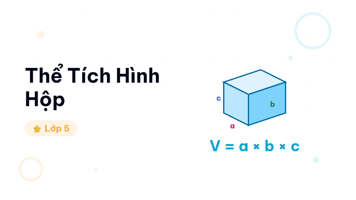 Hướng Dẫn Thể Tích Hình Hộp Chữ Nhật - Hướng dẫn từng bước tính thể tích hình hộp chữ nhật và hình lập phương cho học s