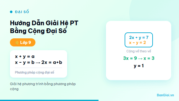 Hướng Dẫn Giải Hệ Phương Trình Bằng Phương Pháp Cộng Đại Số - Hướng dẫn từng bước giải hệ phương trình bậc nhất hai ẩn bằng phương pháp cộng đ