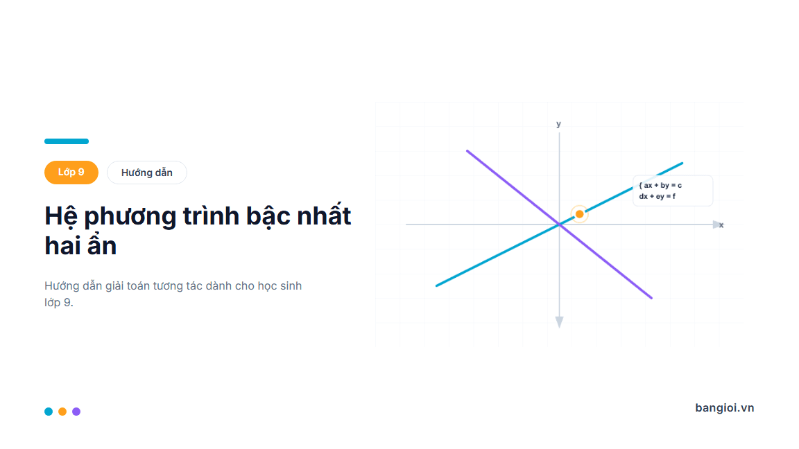 Hệ Phương Trình Bậc Nhất Hai Ẩn - Ứng dụng hướng dẫn toán học cho học sinh